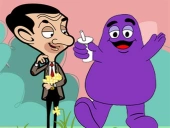 When mr bean meet grimace