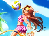 Beach volleyball 3d