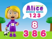 World of alice   numbers shapes