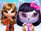 Kitty squad winter dress up