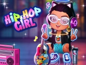 Stylish hip hop girl