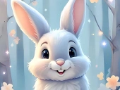 Easter bunny coloring book