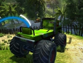 Realistic monster truck offroad simulator