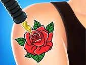 The ink shop tattoo art asmr