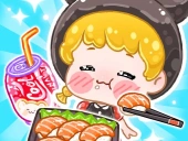 Asmr girl: livestream mukbang