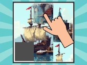 Pixel slide puzzle