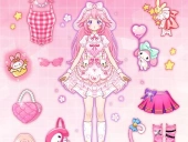 Idol livestream: doll dress up
