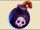 Skulls and bombs