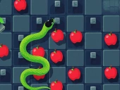 Snakes eating blocks