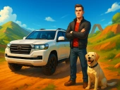 Land cruiser offroad driver