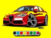 Alfa romeo coloring