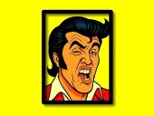 Elvis funny face