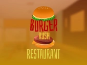 Burger rush restaurant