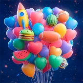 Merge 3d - match 3 balloons