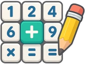 Math crossword puzzle - genius edition