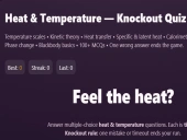 Physics: heat temperatuie quiz