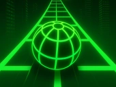 Neon ball slope