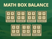 Math box balance