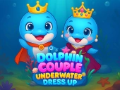 Dolphin couple underwater dress up