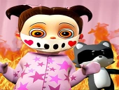 Scary baby pink horror game