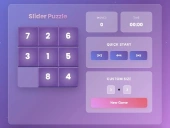 Sliding number puzzle &ndash; classic brain teaser
