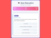 Quiz education