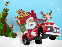 Santa gift truck