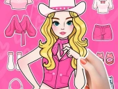 Paper doll makeover dress up