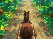 Horse kart runner game