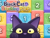 Black cat stacking pop
