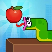 Snake puzzle: slither to eat!