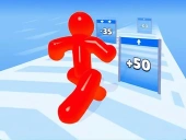 Tall man run 3d
