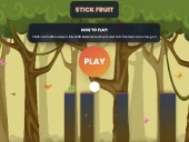 Stick fruit arcade game