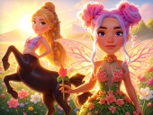 Spring magic enchanted wardrobe