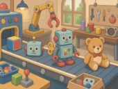 Toy factory conveyor 