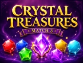 Crystal treasures: match 3