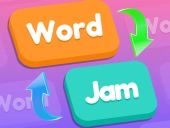 Word jam association puzzle