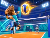 Funny volleyball