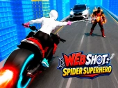 Web shot: spider superhero