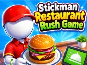Stickman restaurant rush game