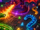 Tailoff.io: snake dragon arena