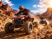Extreme quad bike racing
