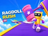 Ragdoll rush 3d: sky race