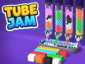 Tube jam puzzle