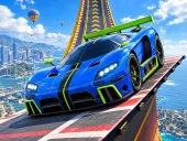 Impossible car stunt game