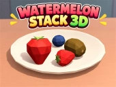Watermelon stack 3d