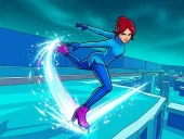 Marvelous girl skate