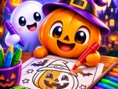 Easy halloween coloring quest