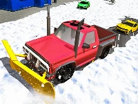 Snow plow jeep simulator 3d