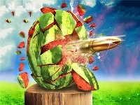 Watermelon shooting 3d